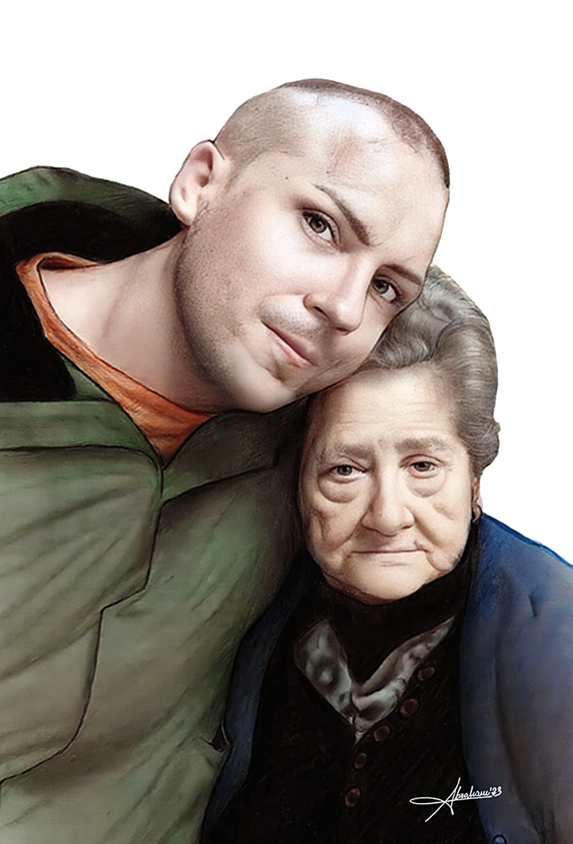 Nieto y abuela